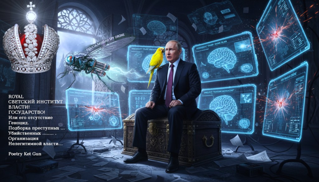 Modern Art Fantasy Collage Putin / Artist Ilya Tsurikov & Поэт Ket Gun